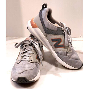 New Balance Women's 009 Running Shoes Size 7.5B Gray Pink White Low Top WS009SA1